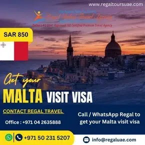 Malta visit visa from Saudi