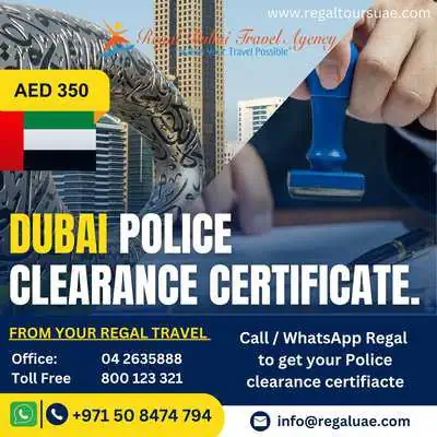 Dubai Police clearance certificate.