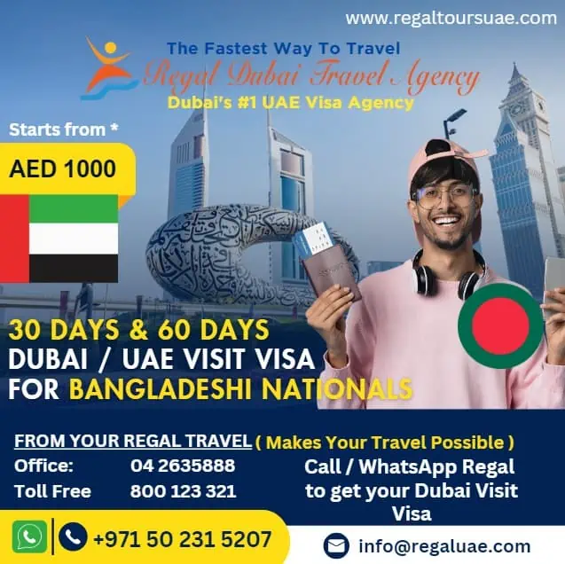 Dubai visa For Bangladeshi nationals