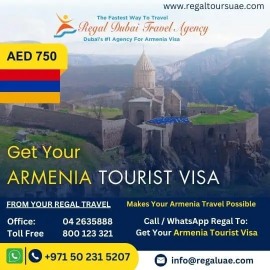 Armenia visa from Dubai