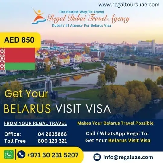 Belarus visit visa from Dubai