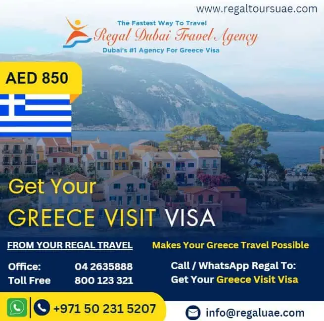 Greece visa from Dubai
