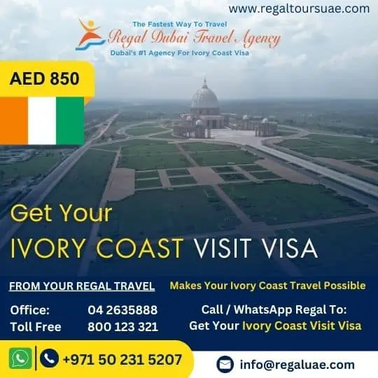 Ivory Coast visit visa from Dubai