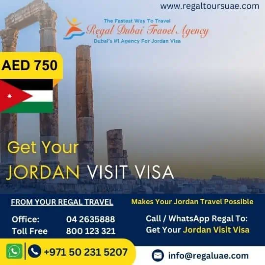 Jordan visit visa from Dubai