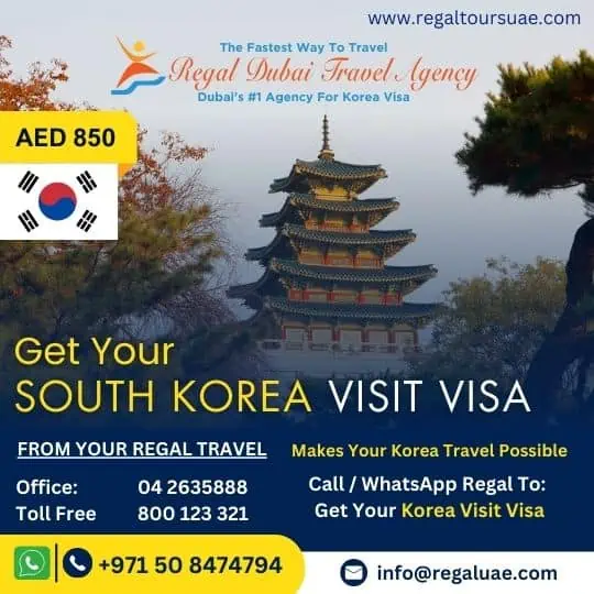 Korea visa from Dubai