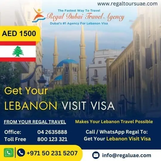Lebanon visit visa from Dubai