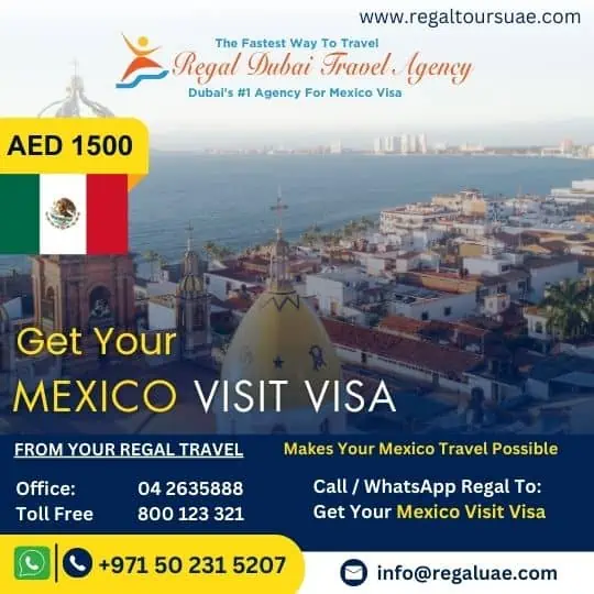 Mexico visit visa from Dubai