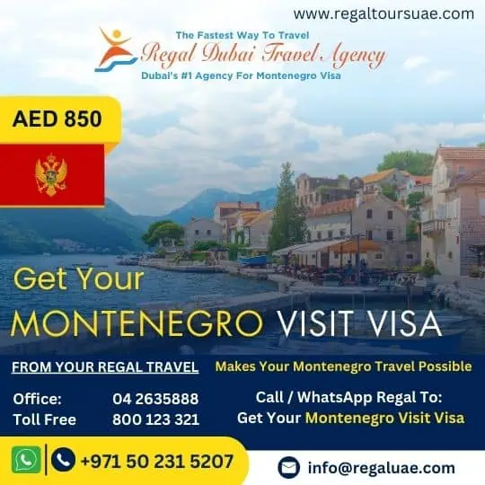 Montenegro Visa from Dubai