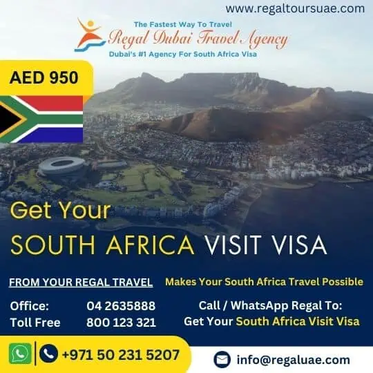 South Africa Visit Visa from Dubai