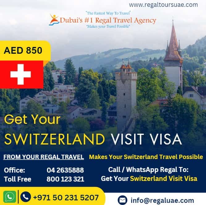 Switzerland visa from Dubai