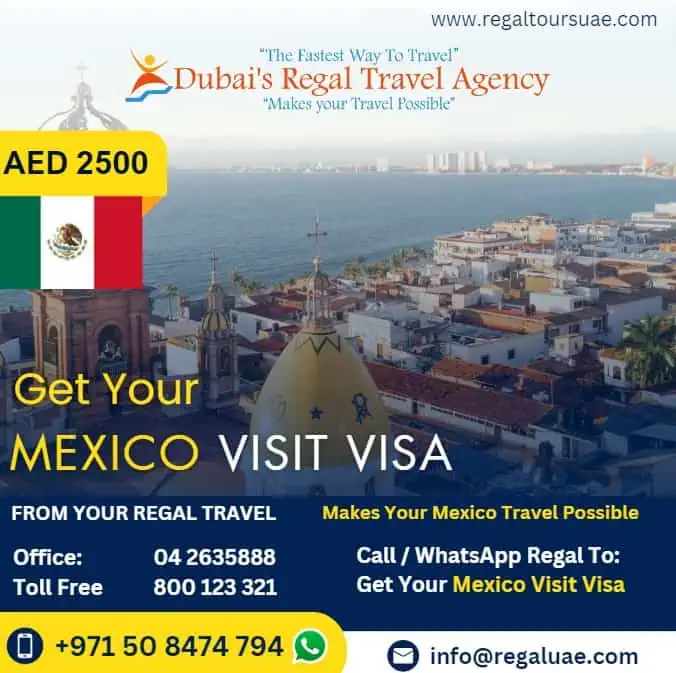 Mexico visa from Dubai