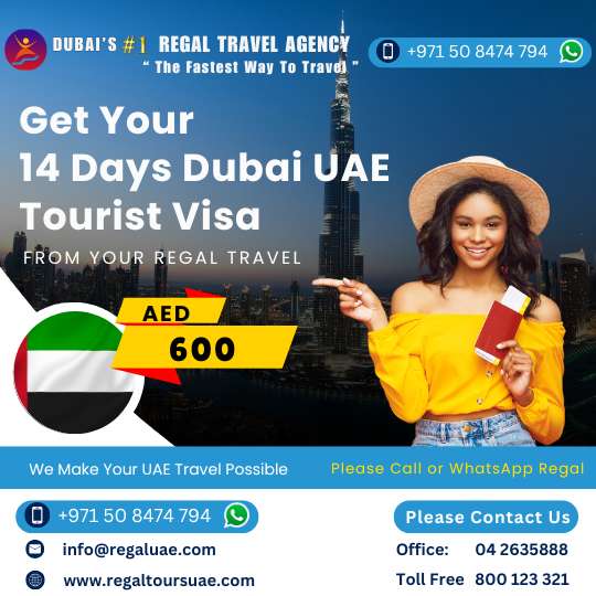 14 Days Dubai Visit Visa