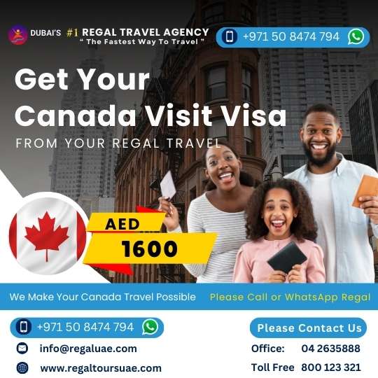 Canada visit visa from Dubai