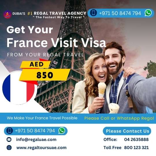 France France Visit Visa from Dubai