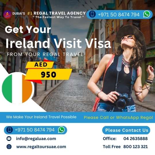 Ireland Ireland Visit Visa from Dubai