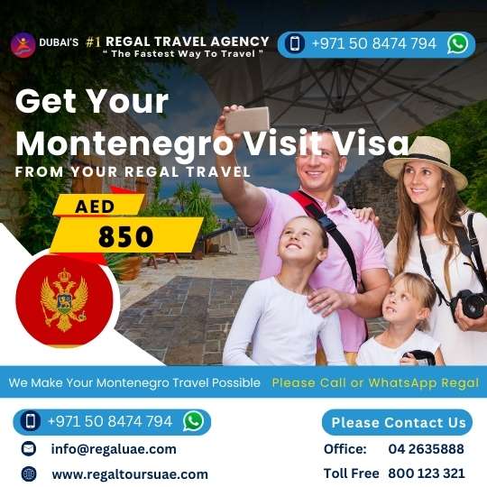 Montenegro Visa from Dubai