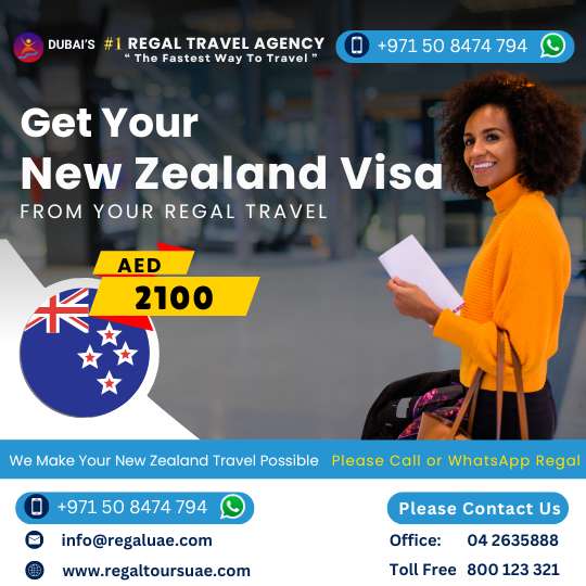 New Zealand Visit visa from Dubai