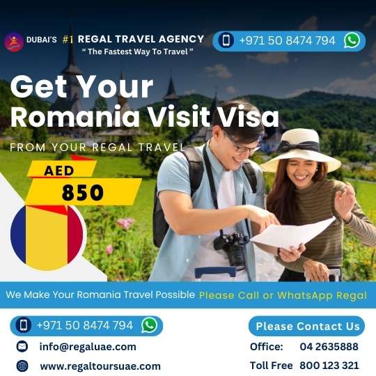 Romania Romania Visit Visa from Dubai