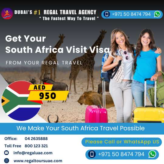 South Africa Visit Visa from Dubai