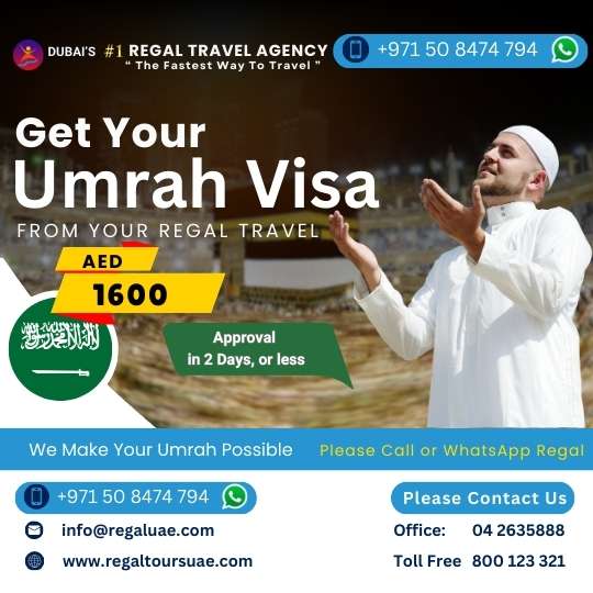 Umrah visa from Dubai