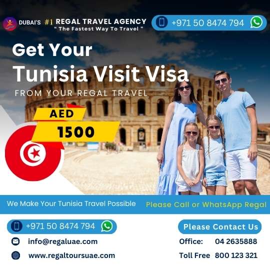 tunisia Tunisia Visit Visa from Dubai