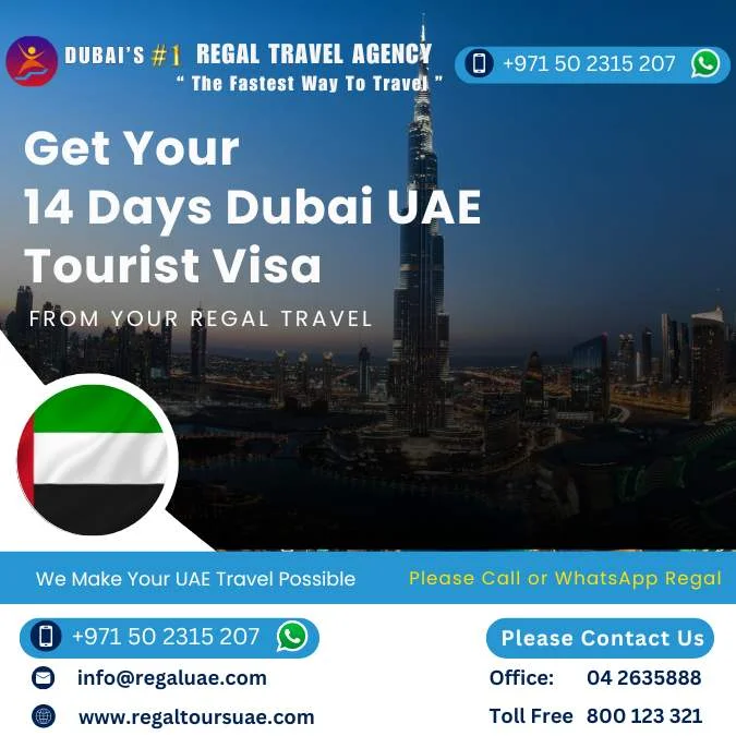 14 Days Dubai Visit Visa