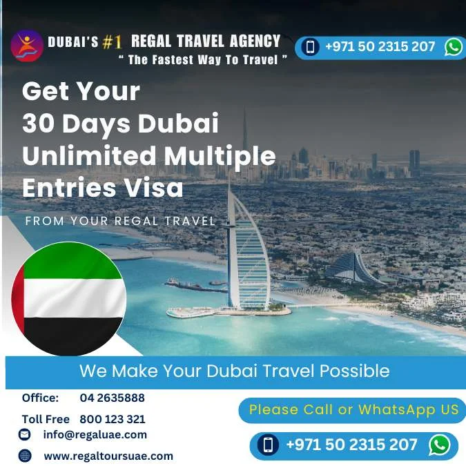 30 days multiple entry Dubai visa