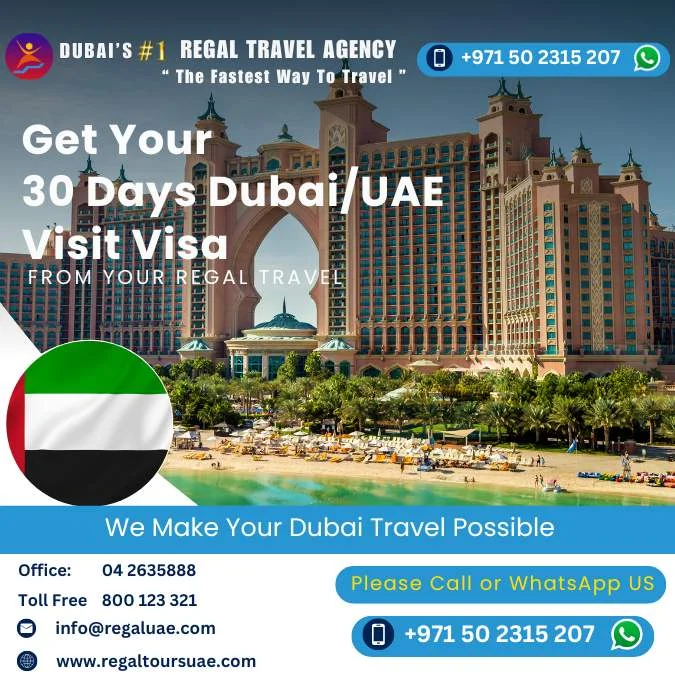 30 Days Dubai Visa