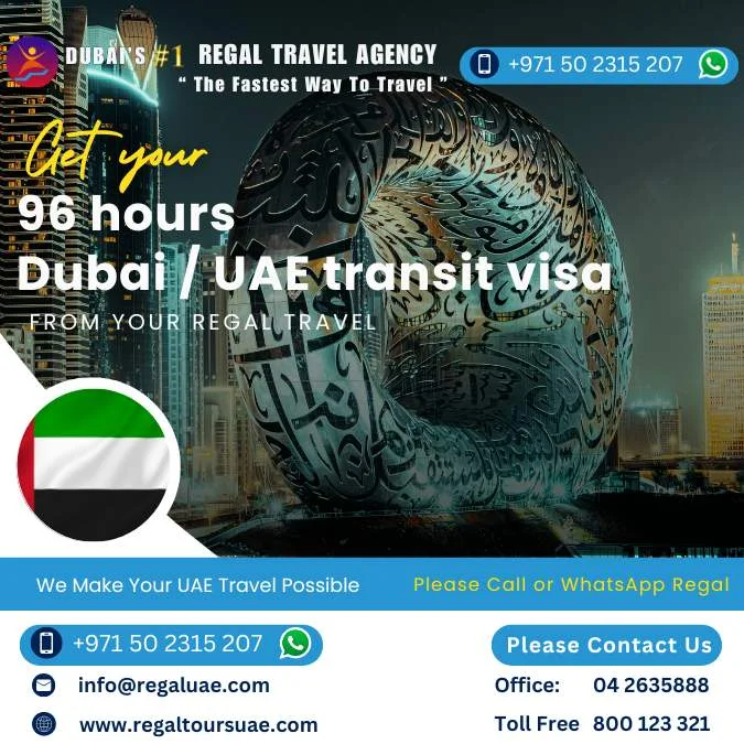 96 Hours Dubai Transit Visa