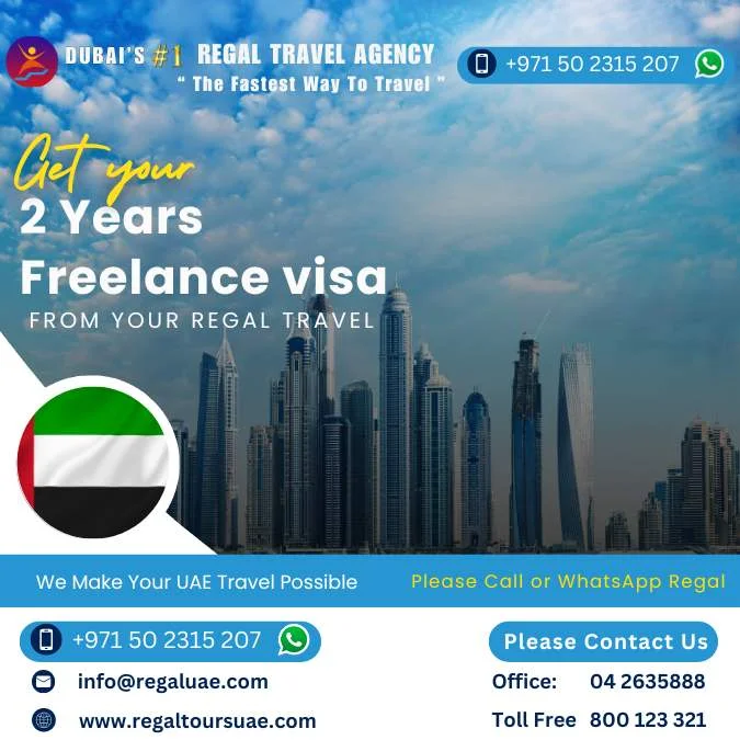 2 Years Dubai Freelance Visa