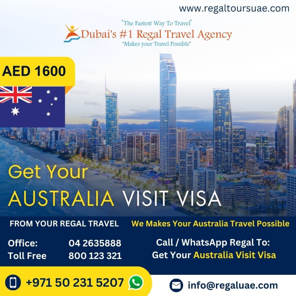 Australia visit visa from Dubai