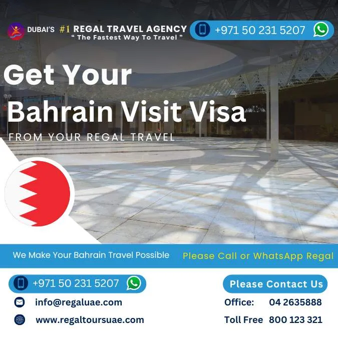 Bahrain Visit visa from Dubai