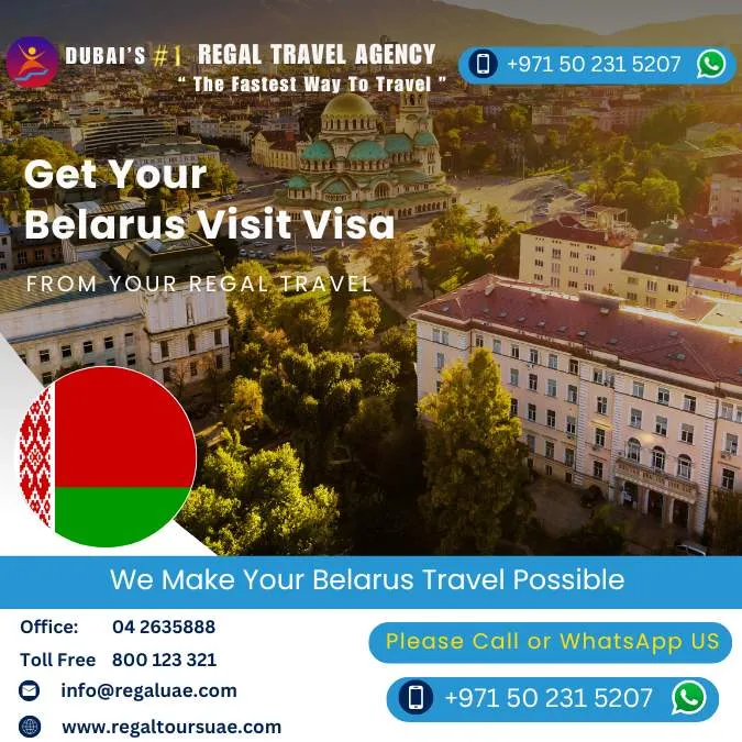 Belarus visit visa from Dubai