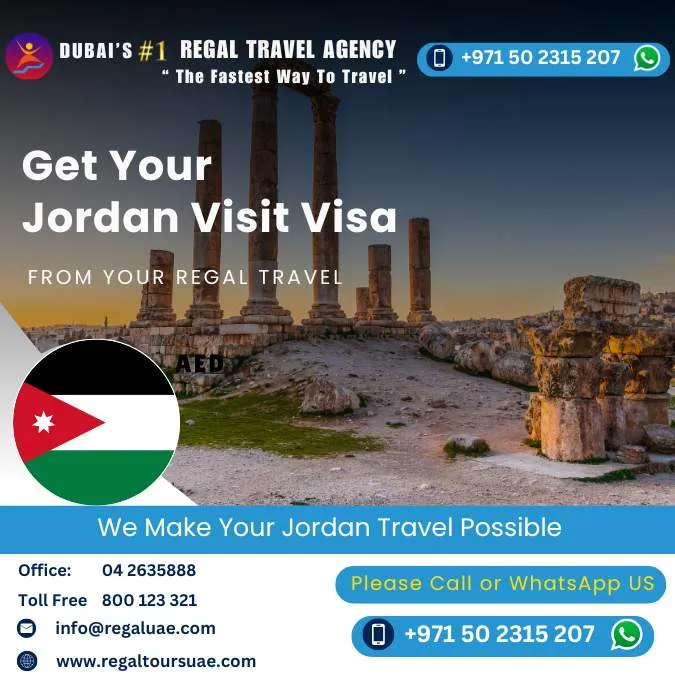 Jordan visit visa from Dubai