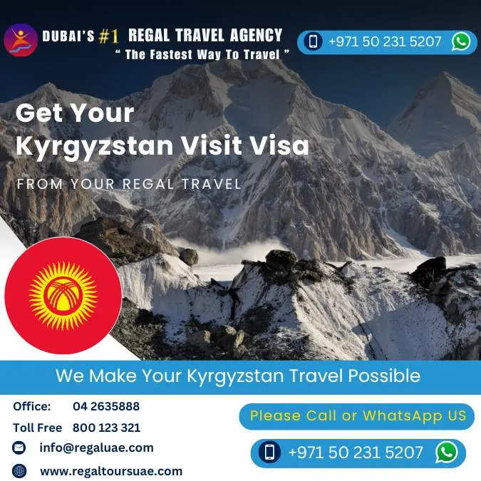 Kyrgyzstan Visit Visa from Dubai