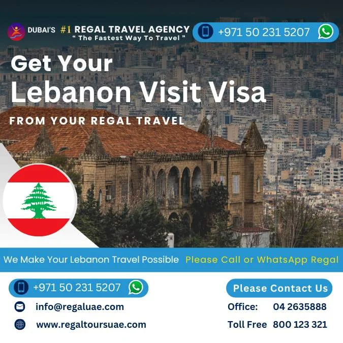 Lebanon visit visa from Dubai