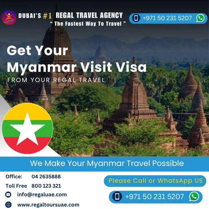 Myanmar visit visa from Dubai