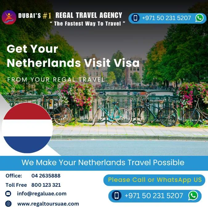 Netherlands Visit visa from Dubai