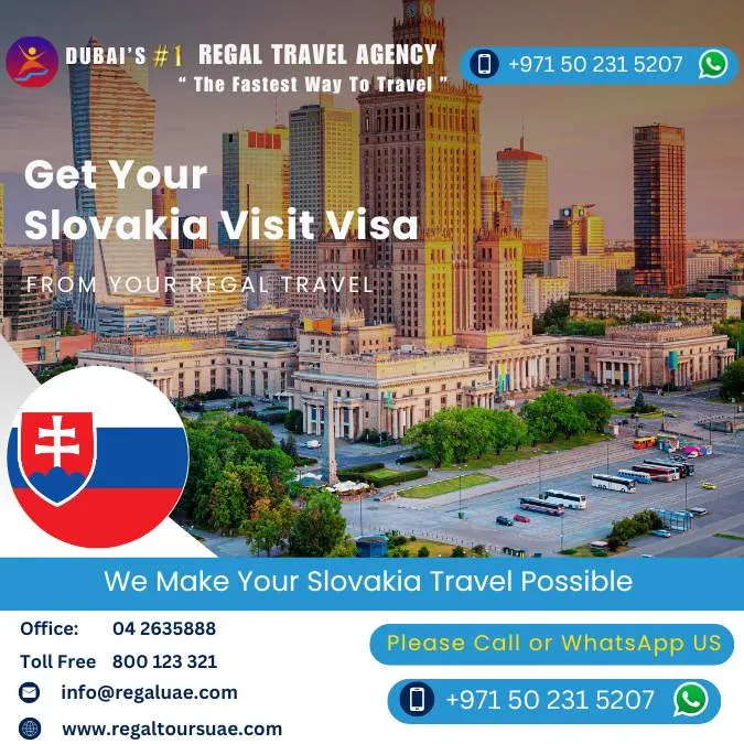 Slovakia visit visa from Dubai