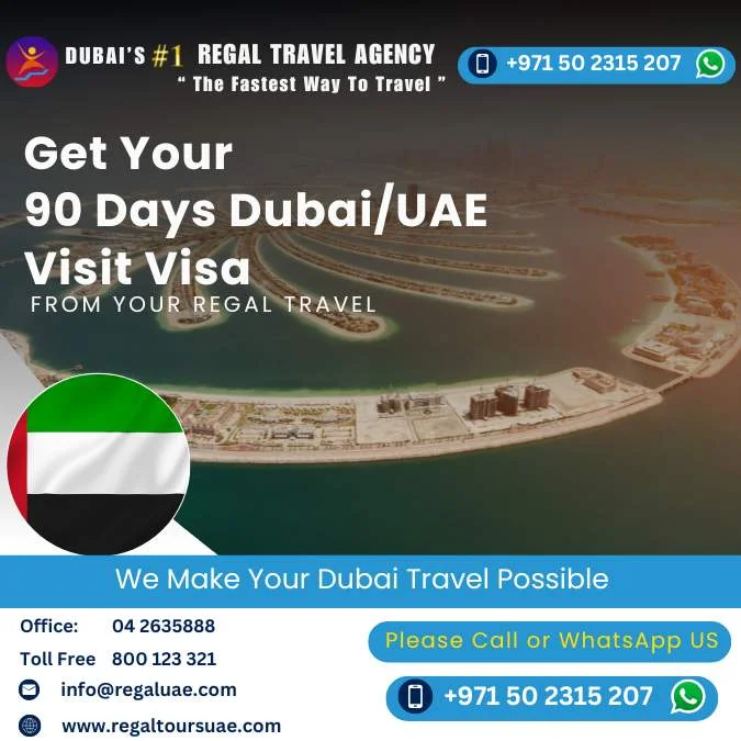 90 Days Dubai UAE Visa